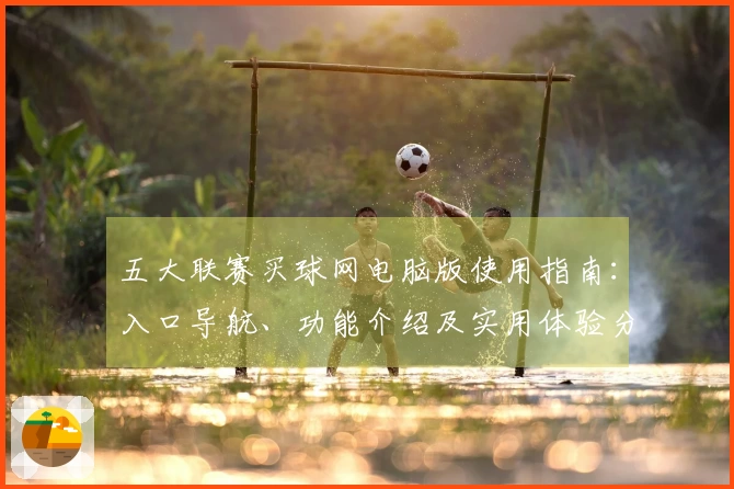 五大联赛买球网电脑版使用指南：入口导航、功能介绍及实用体验分享